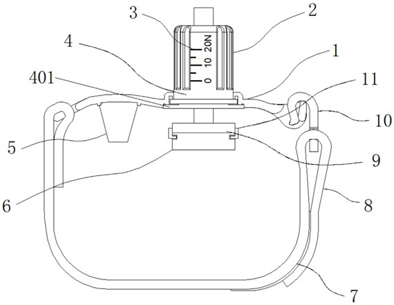 Radial artery hemostasis compression belt assembly with pressure indication function