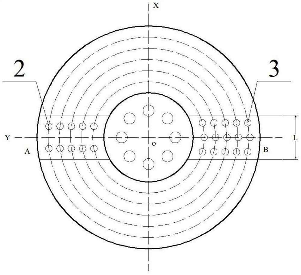 Hardness plug temperature measuring method