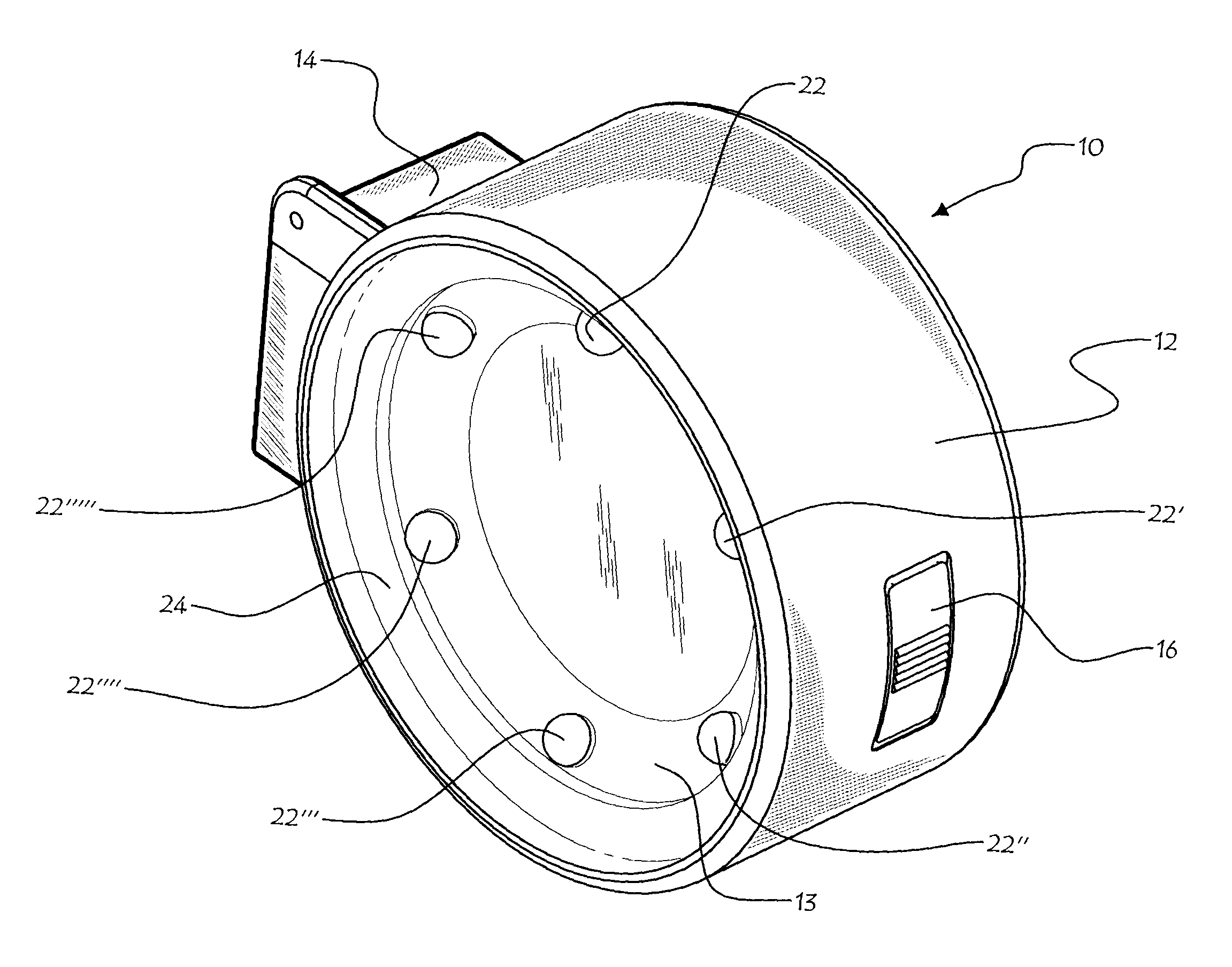 Loupe and lighting assembly for camera sensor dust detection