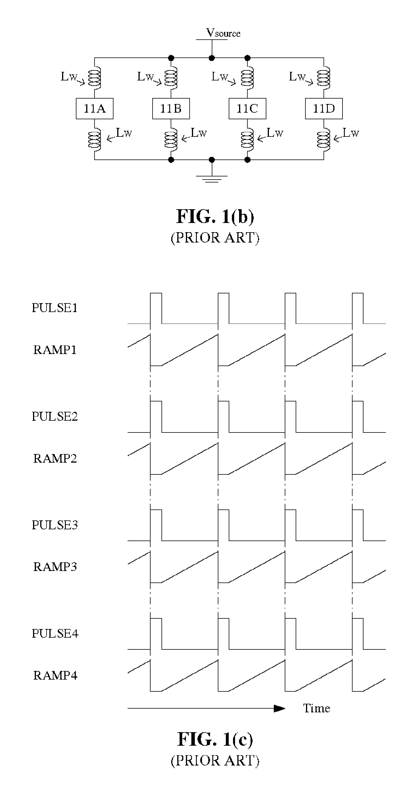 Switching dc-to-dc converter with multiple output voltages