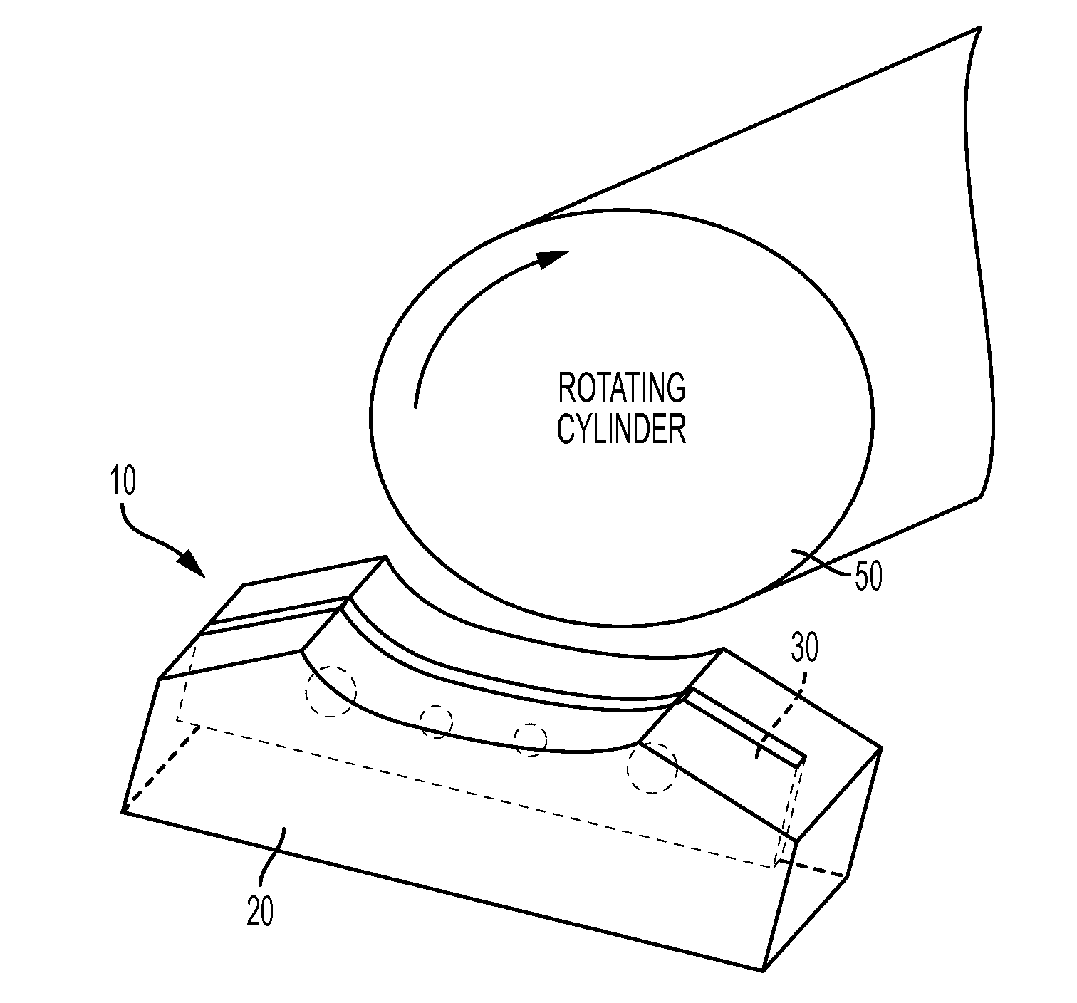 End seal with insert for chambered doctor blade assembly