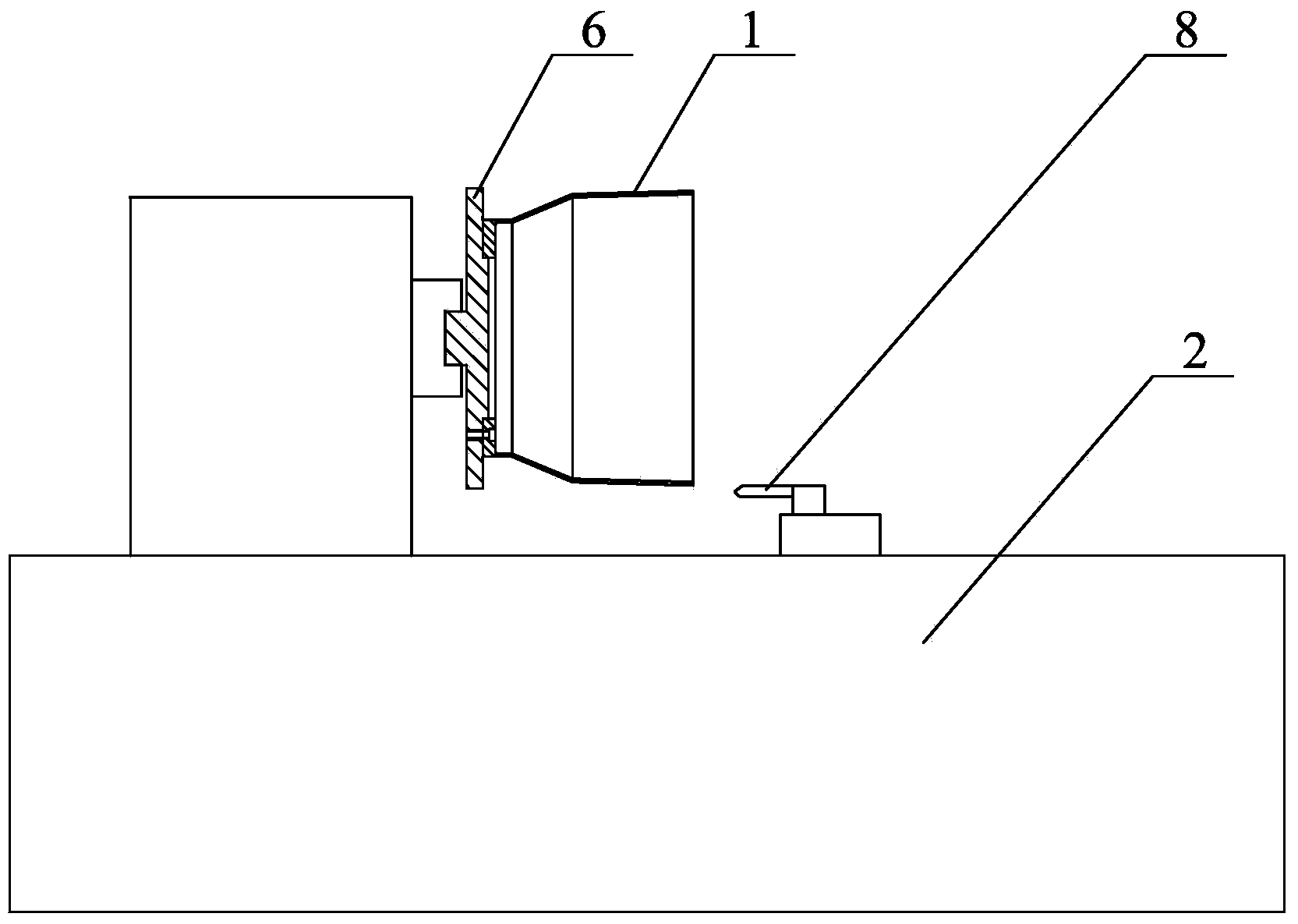 Finish machining method of direct lathe machining of optical collecting mirror in EUV (extreme ultra-violet) lithography light sources