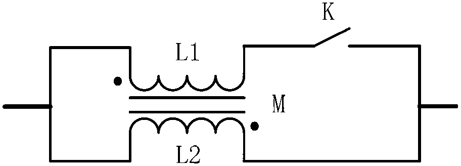 Fault current limiter on basis of combined rapid switch-on switch