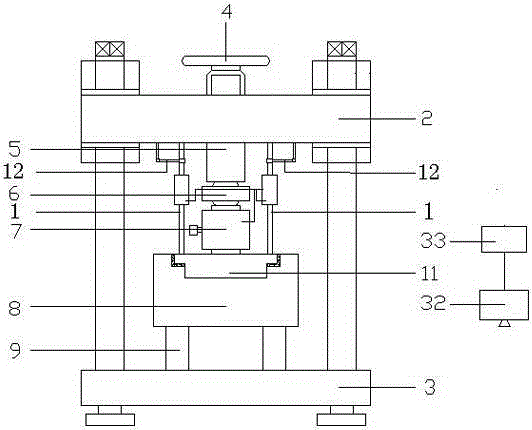 Rock expansion pressure test instrument considering dry-wet circulation effect