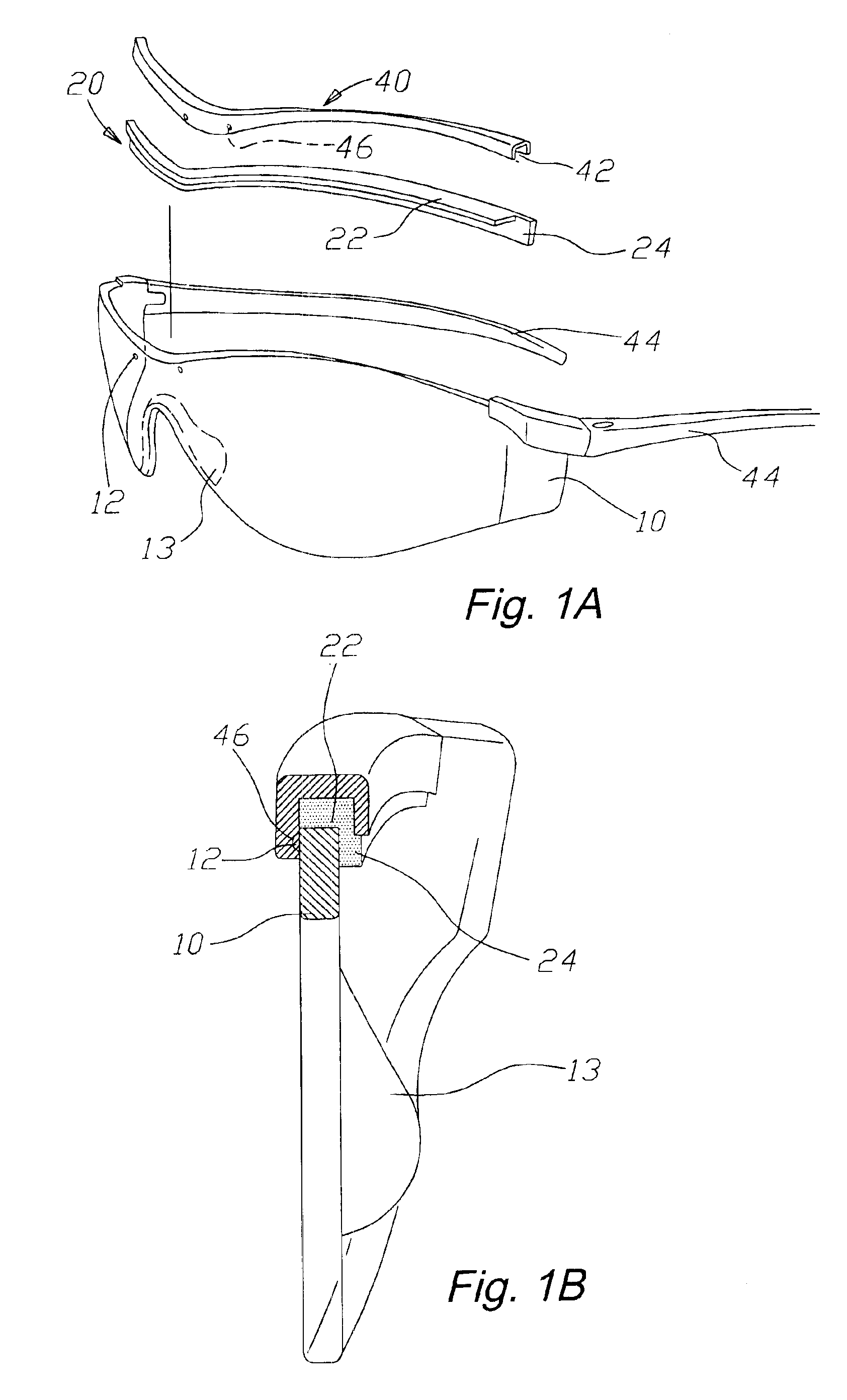 Soft pad structure of glasses