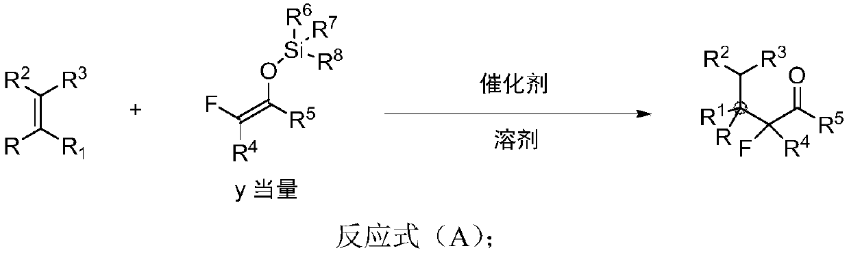 Beta-all carbon quaternary carbon-alpha-fluoroalkyl ketone compound and synthesis method and application thereof