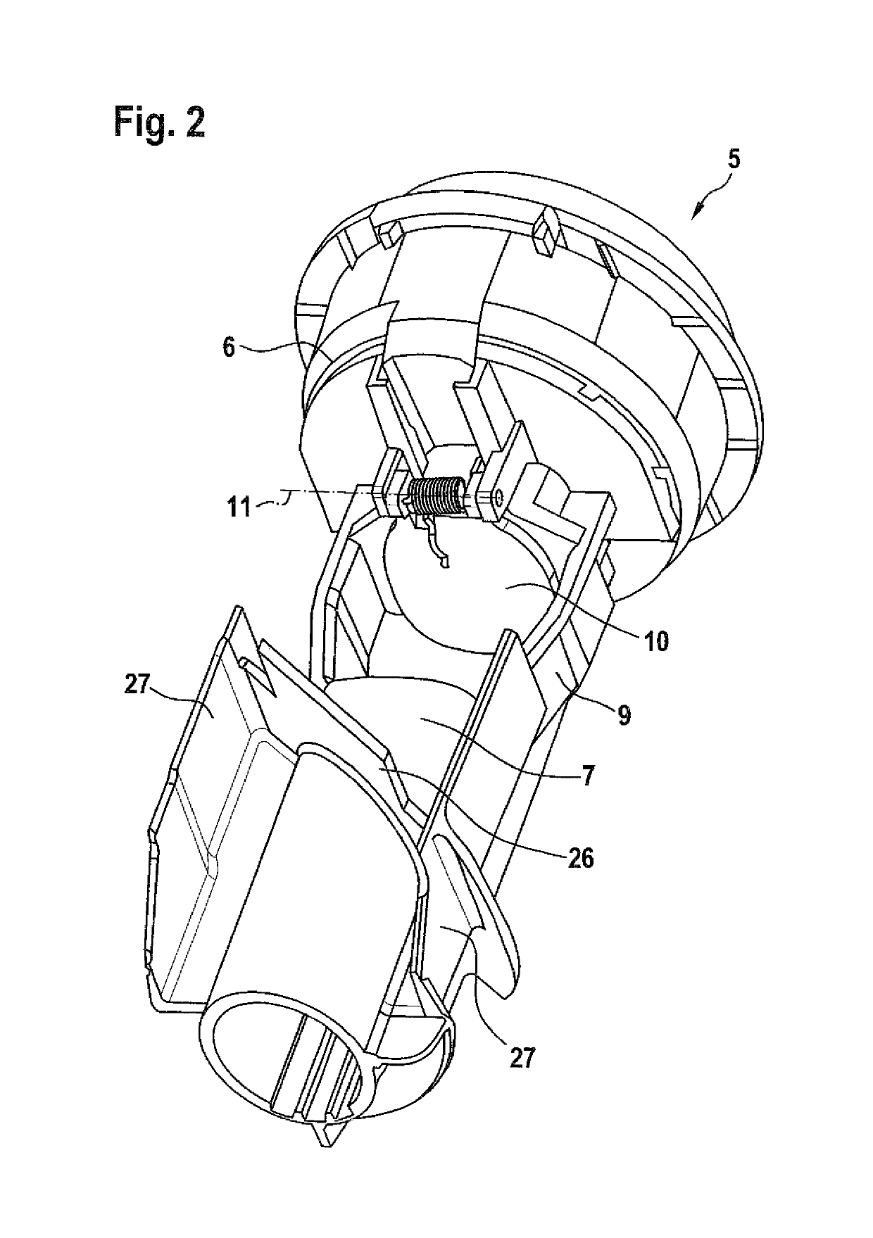 Operating medium tank arrangement for a motor vehicle