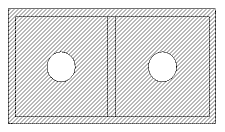 Stereoscopic vision flickering perception test device