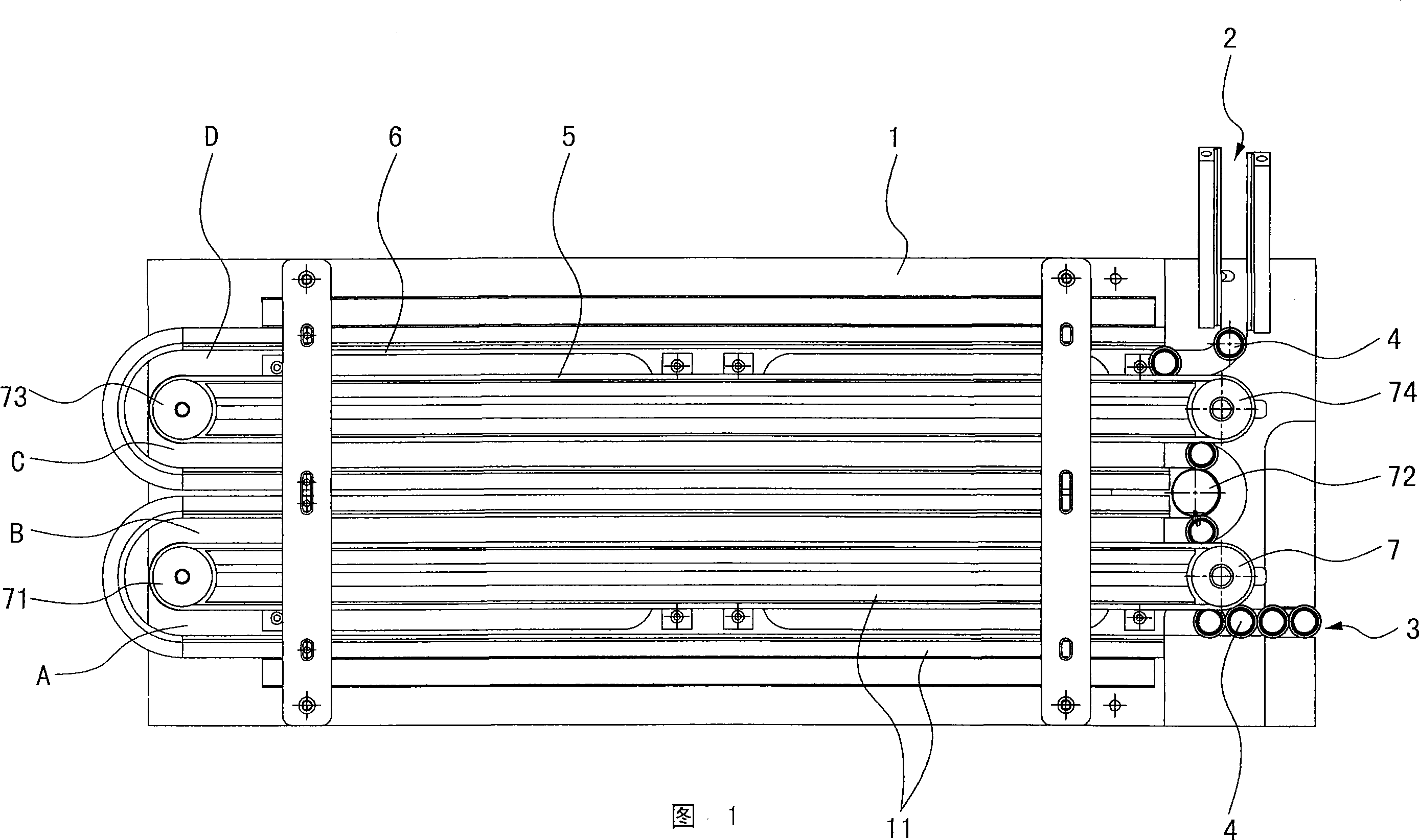 Multiple bend circuit friction conveying  plastic bottle tube heater