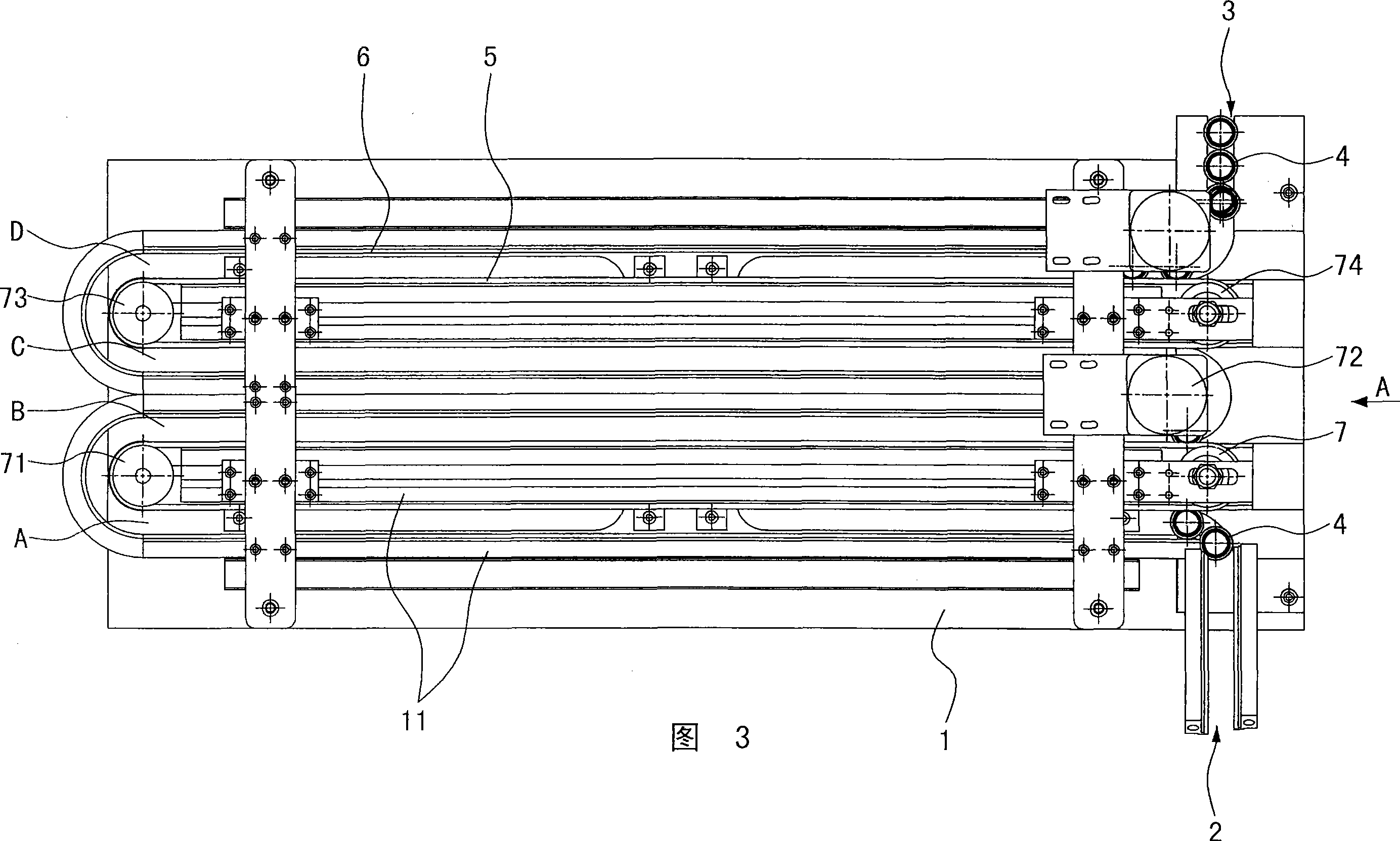 Multiple bend circuit friction conveying  plastic bottle tube heater