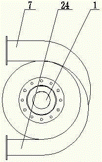 Integrated coaxial recycling serial connection type high-efficiency cyclone separator