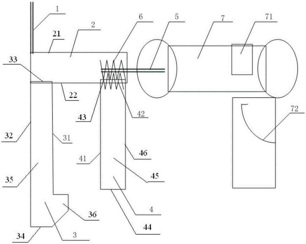 Cutting device for electrified miniature bus