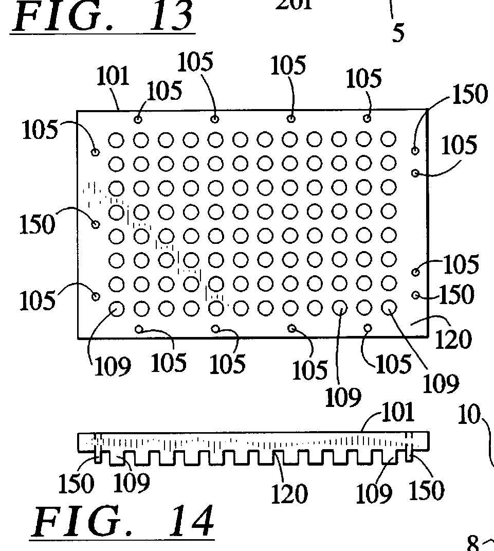 Multi-assay plate cover for elimination of meniscus