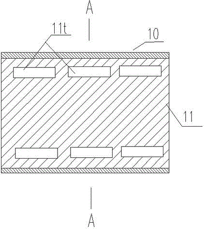 Laterally-open through groove silencer