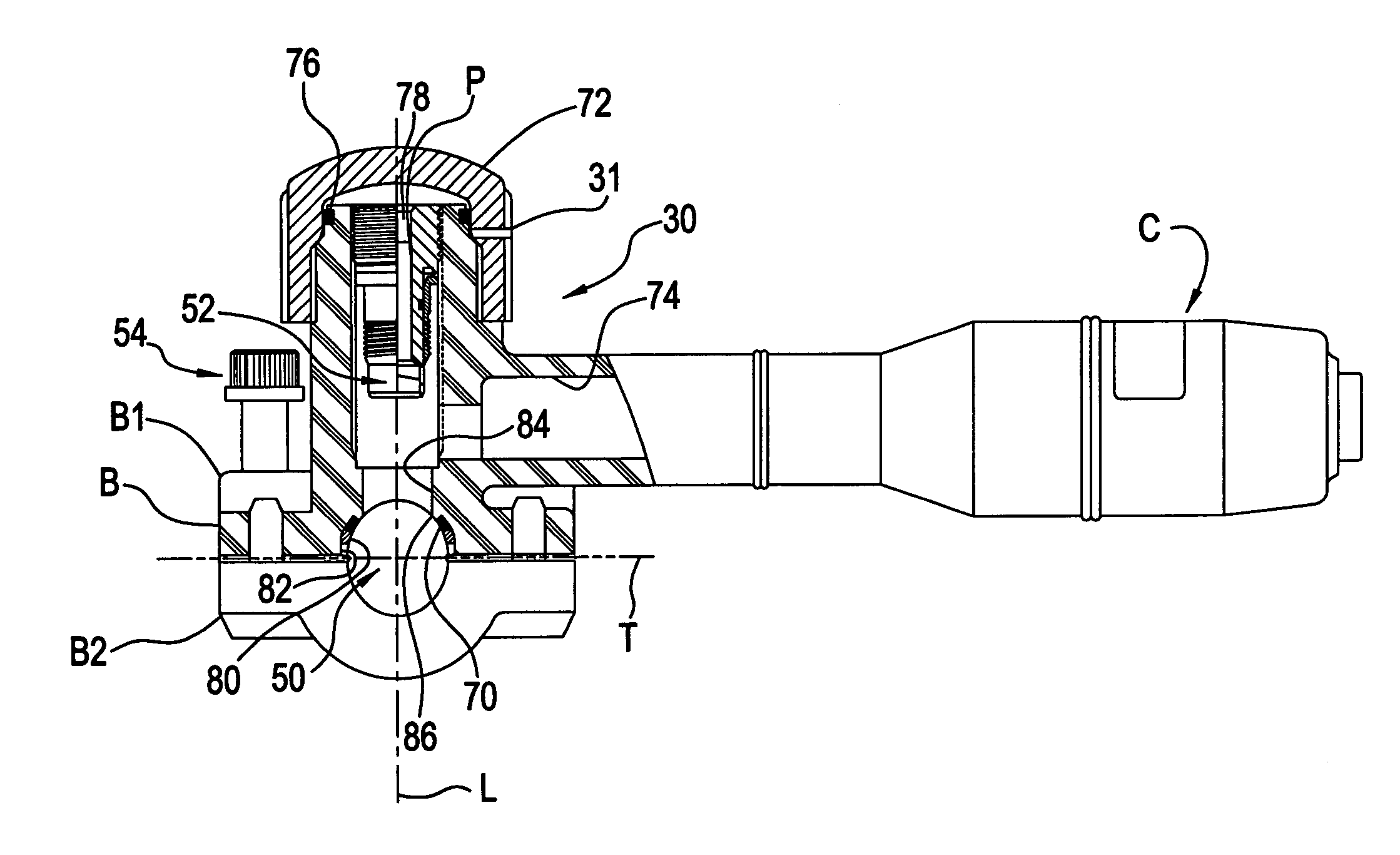 No interrupt service tee and method