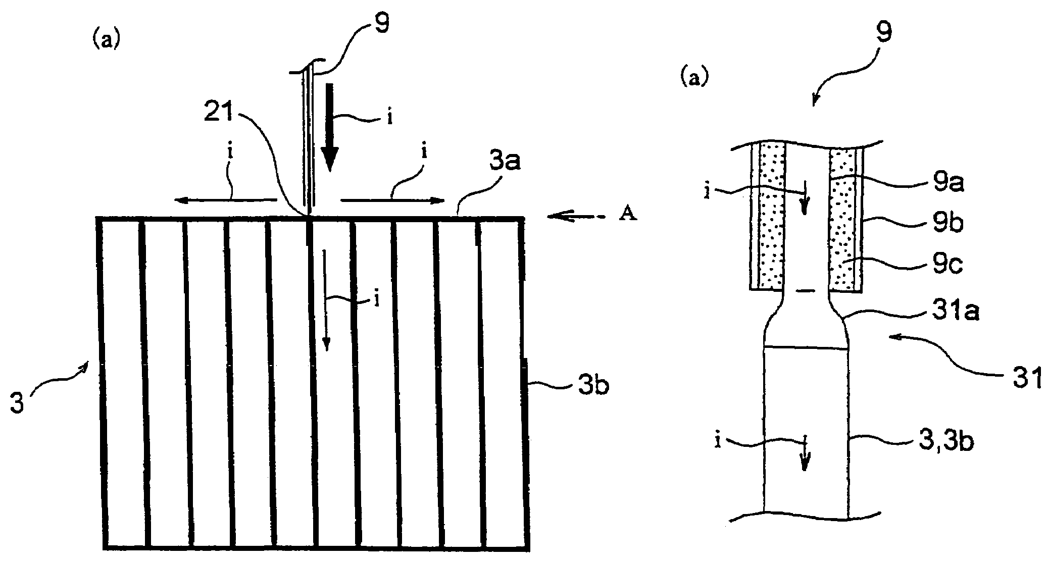 High-frequency power supply structure and plasma CVD device using the same