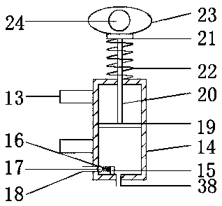 High-efficiency wall painting device