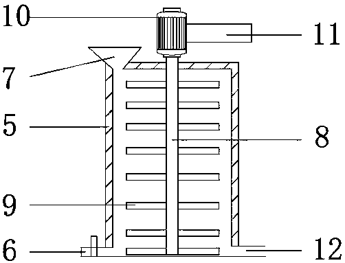 High-efficiency wall painting device