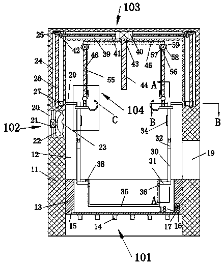 Ultrasonic cleaning device capable of automatically drying