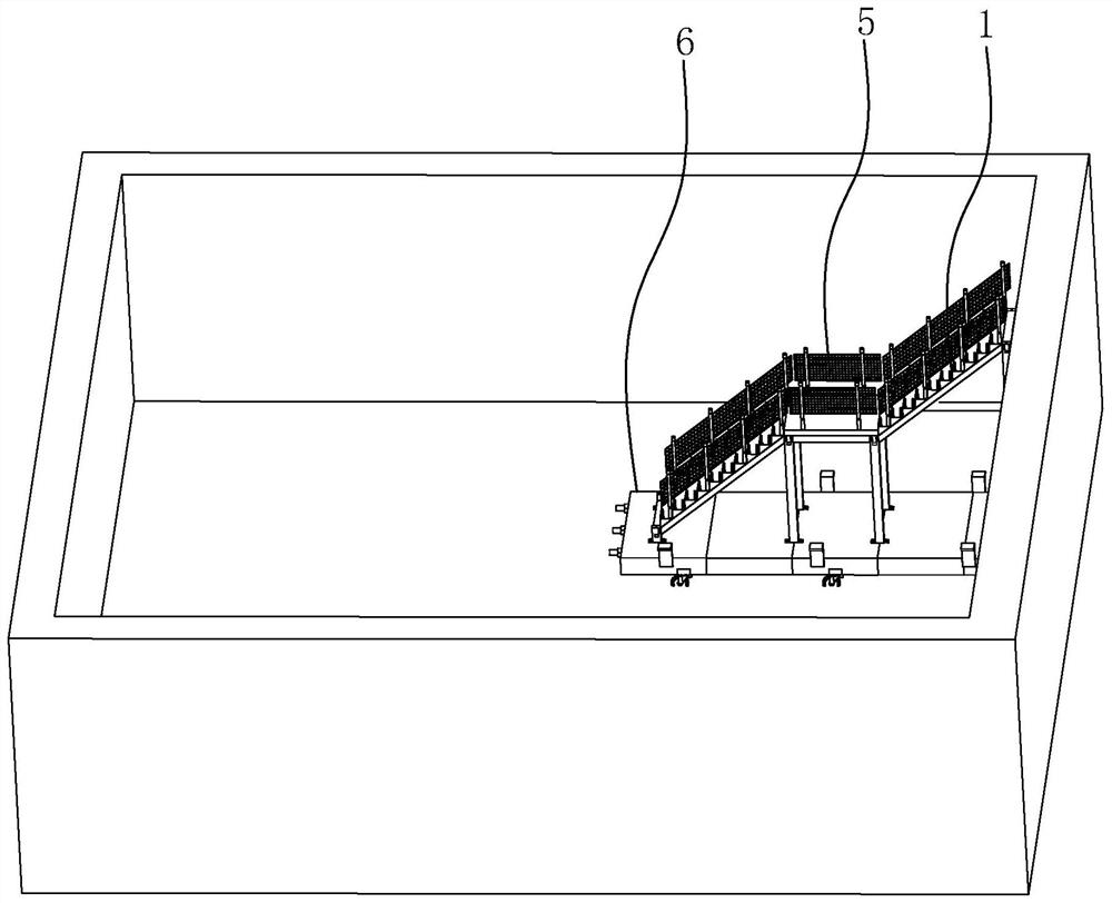 Temporary exit passageway for foundation pit