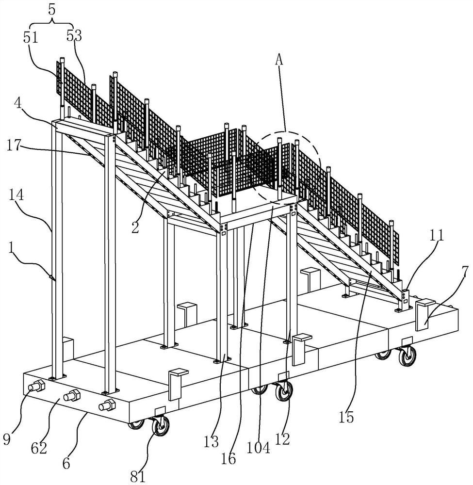 Temporary exit passageway for foundation pit