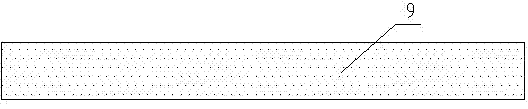 First etched and then packaged packaging structure with single chip reversedly installed and base islands exposed and preparation method of structure