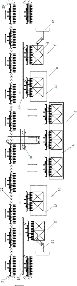 Full automatic electroplating production line