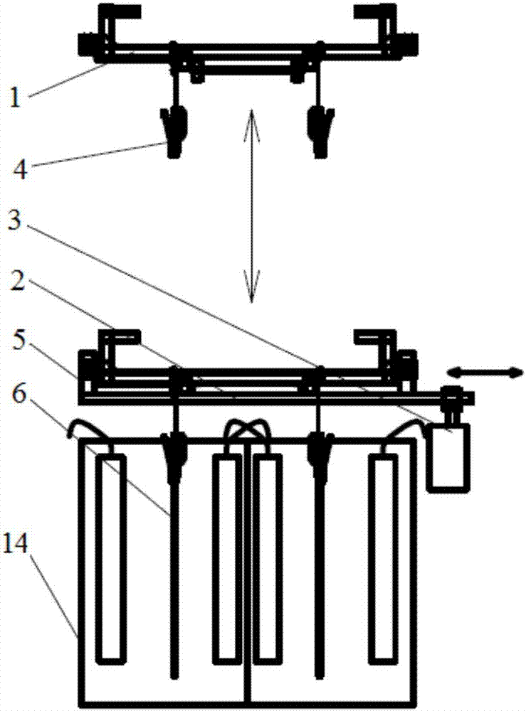 Full automatic electroplating production line