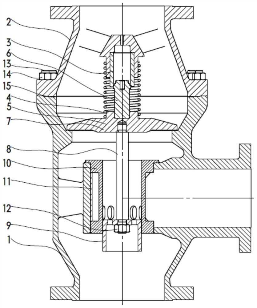 Sleeve type automatic control return valve