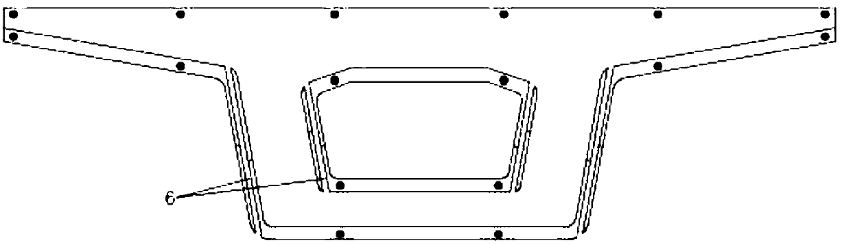 Assembled simple support box beam structure of PVA fiber cement base composite material and manufacturing method