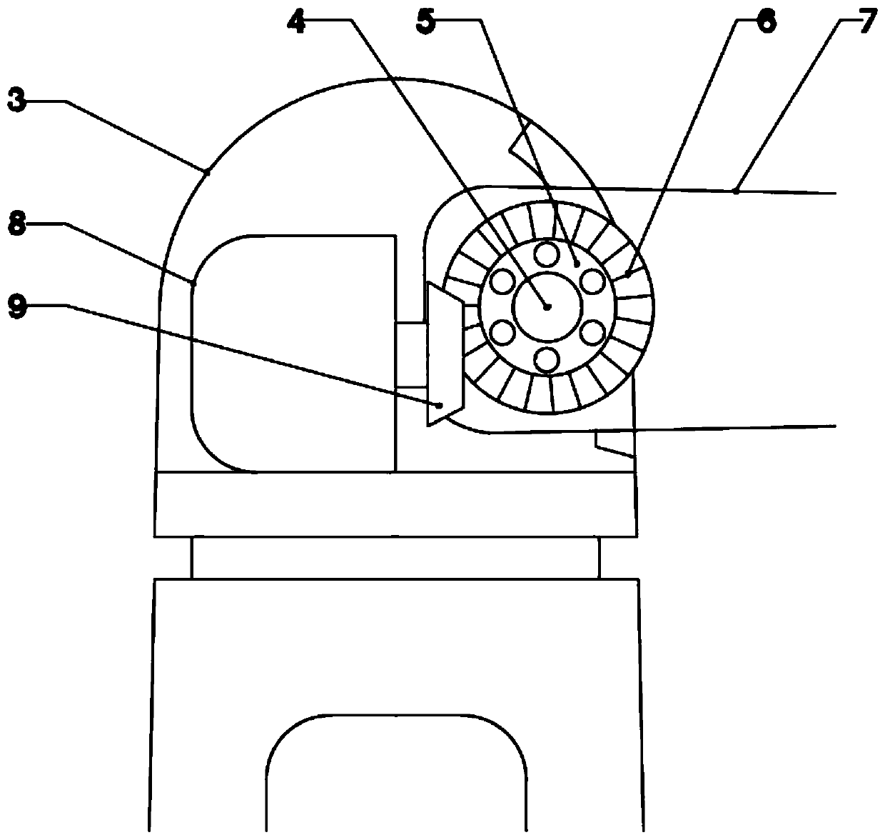 Smart flood-control monitoring device for hydraulic engineering