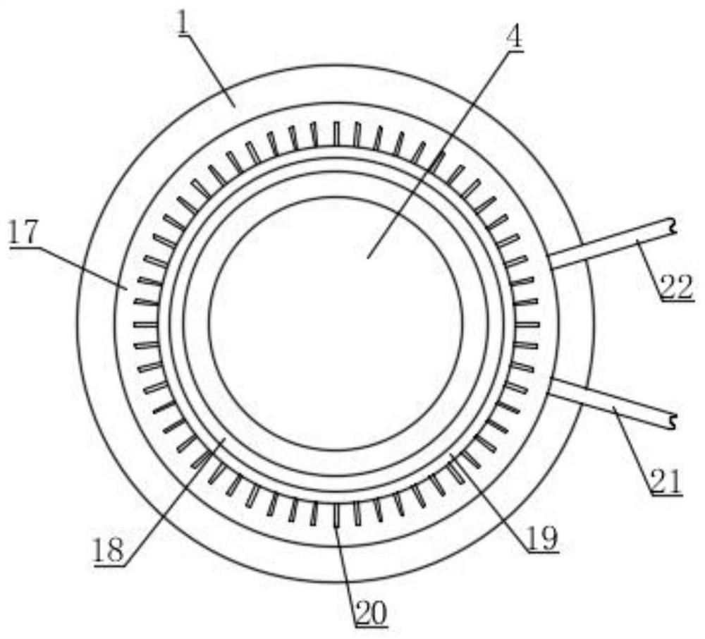 An urban underground drainage pump with sewage interception function