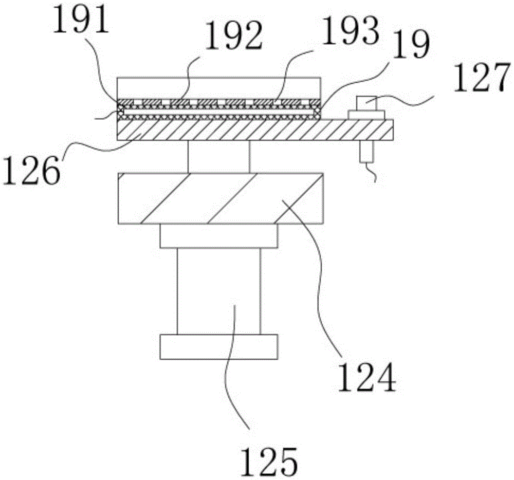 Cylindrical ceramic product clamping device with heating device