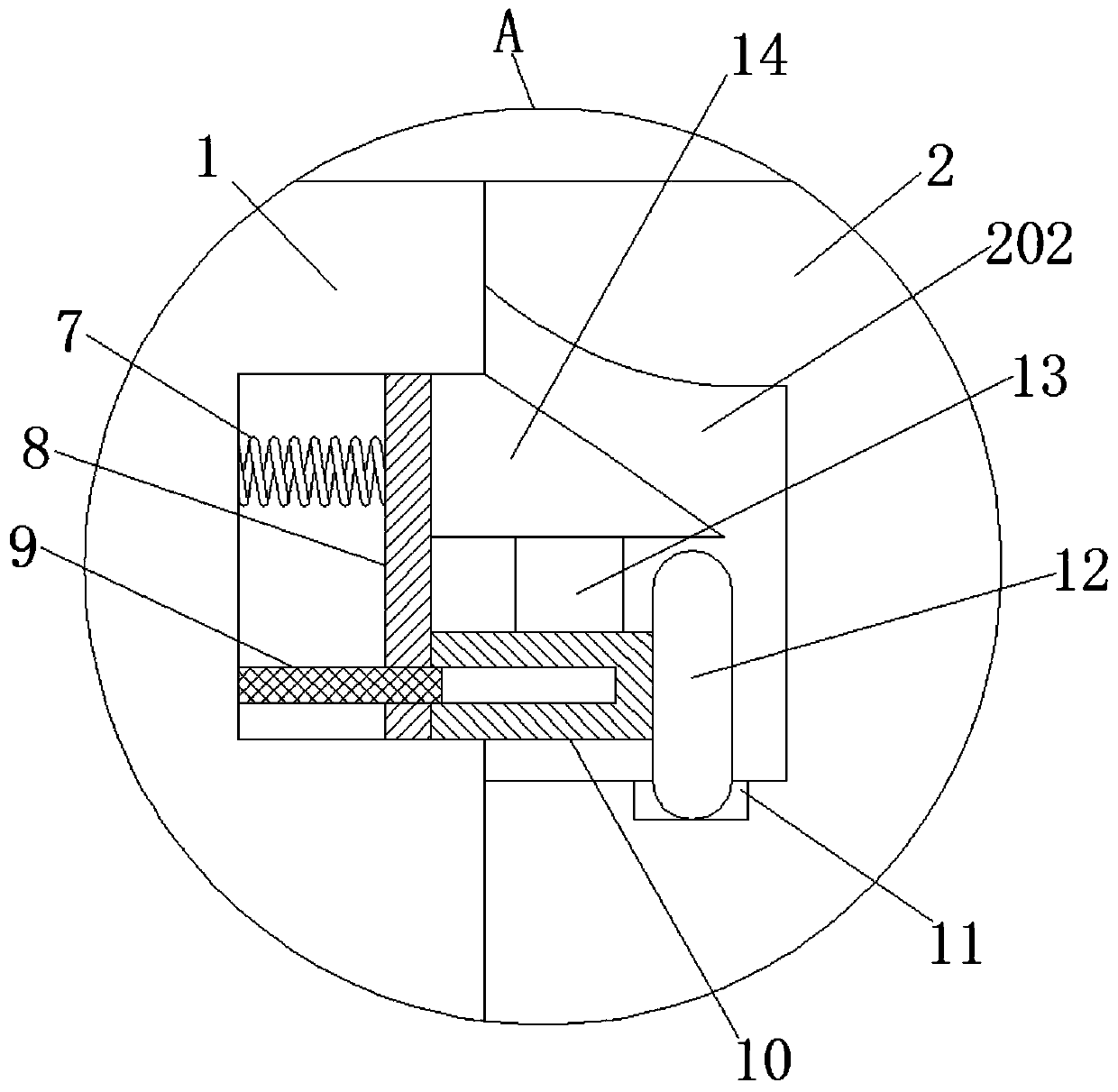 Cement ground initial setting maintenance device