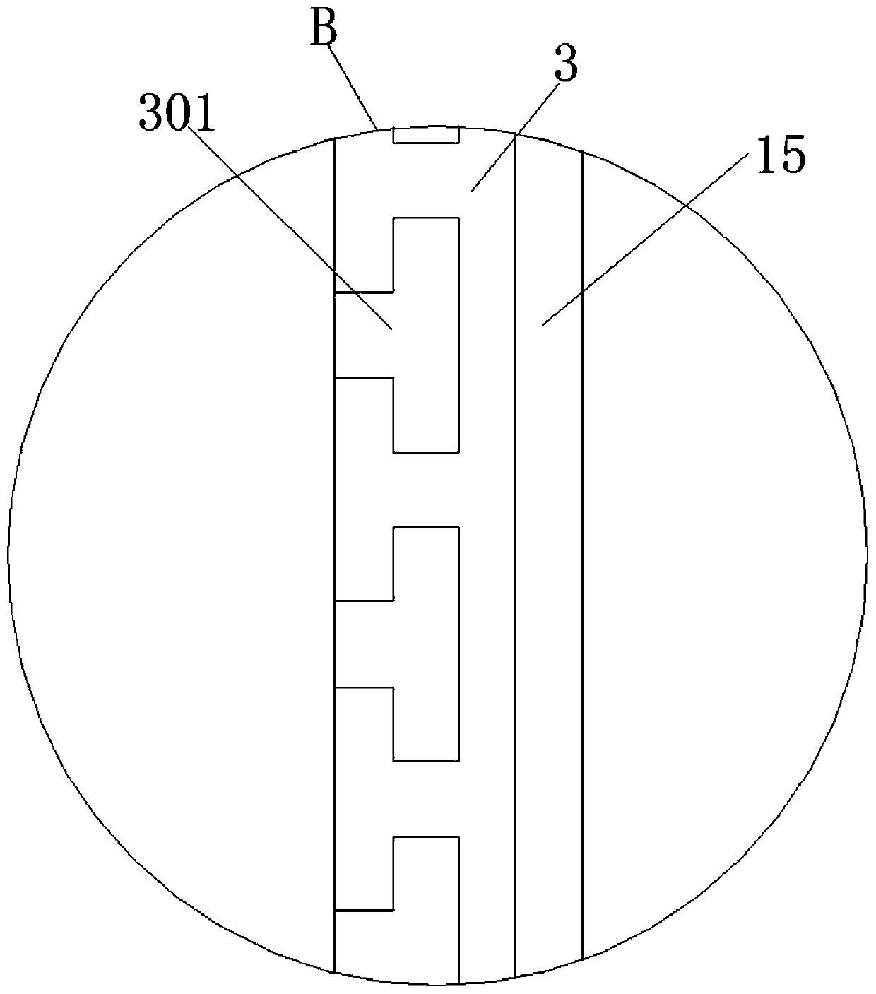 Cement ground initial setting maintenance device