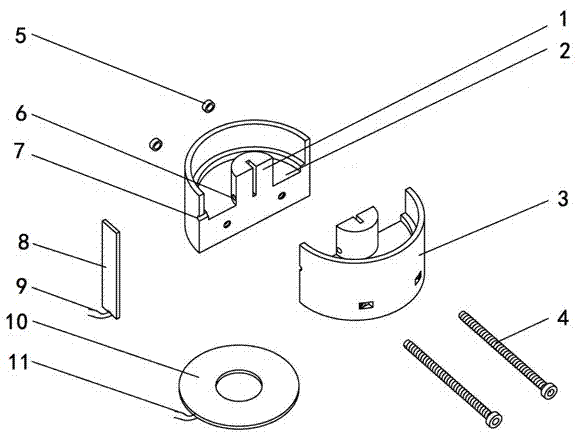 Soil mass elastic wave velocity testing piezoelectric sensor for centrifugal model test