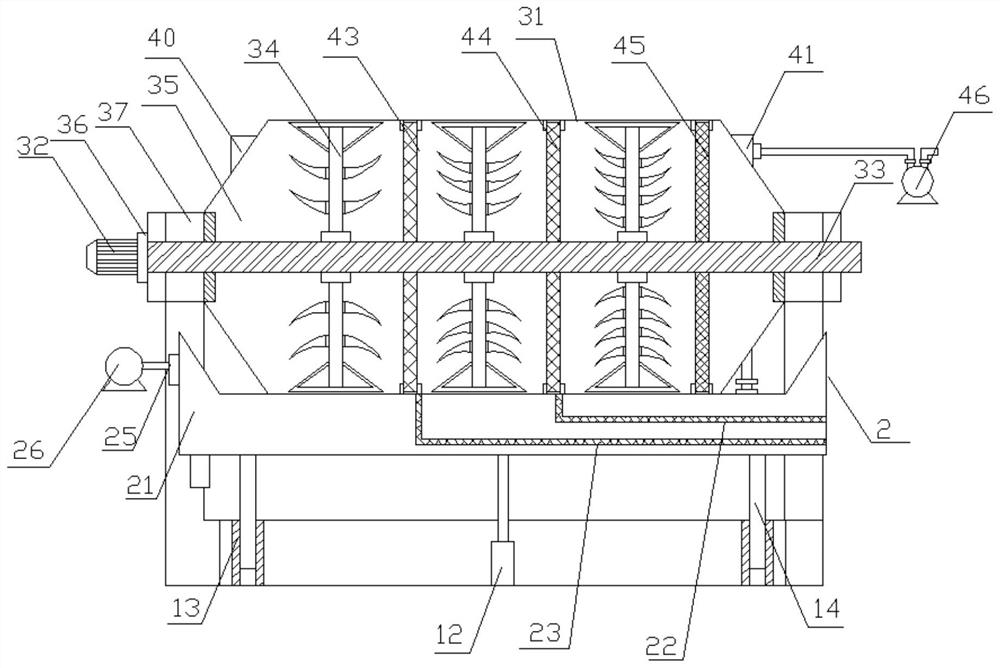 Centrifugal separation and extraction equipment for tea stoste