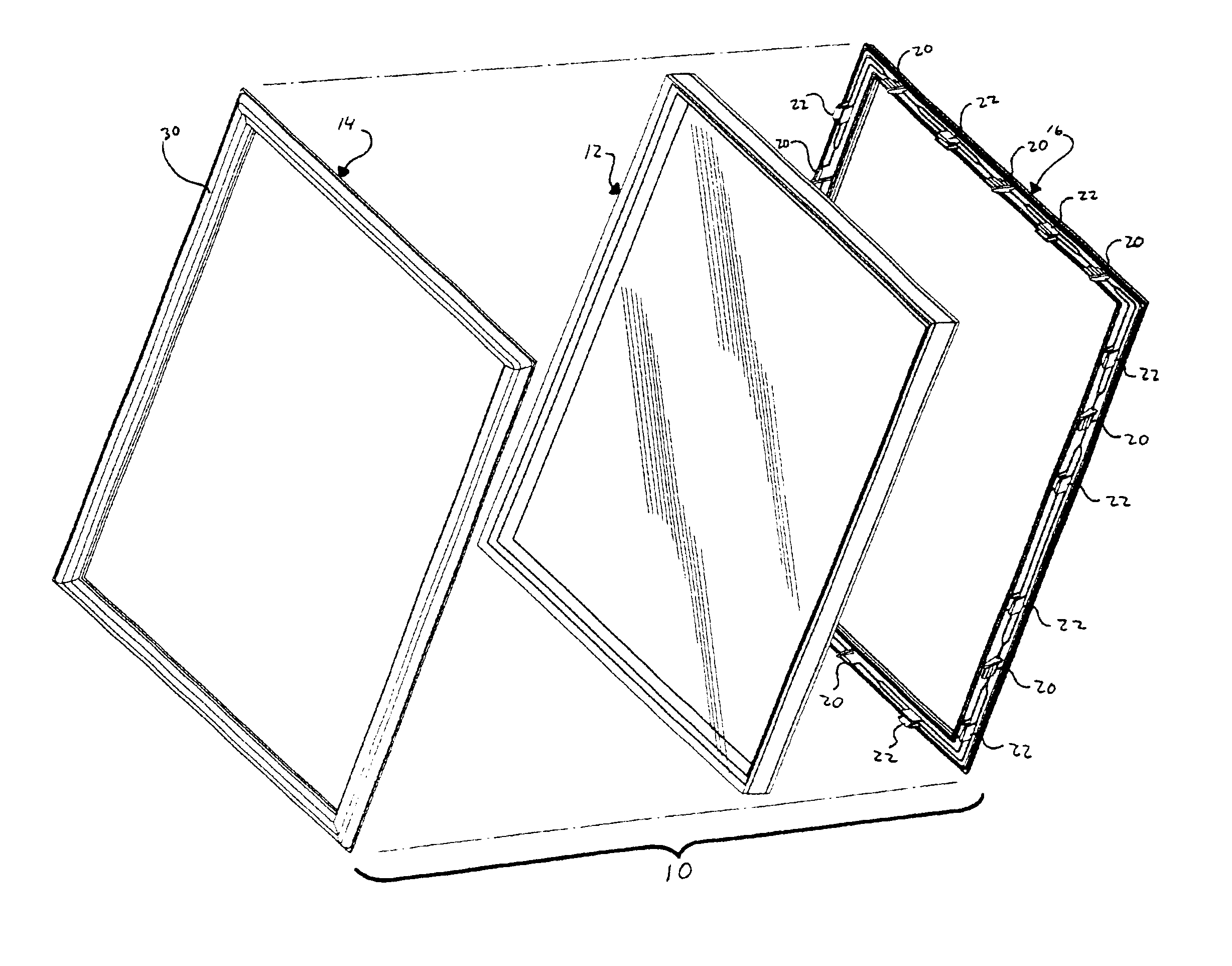 Screwless window frame assembly