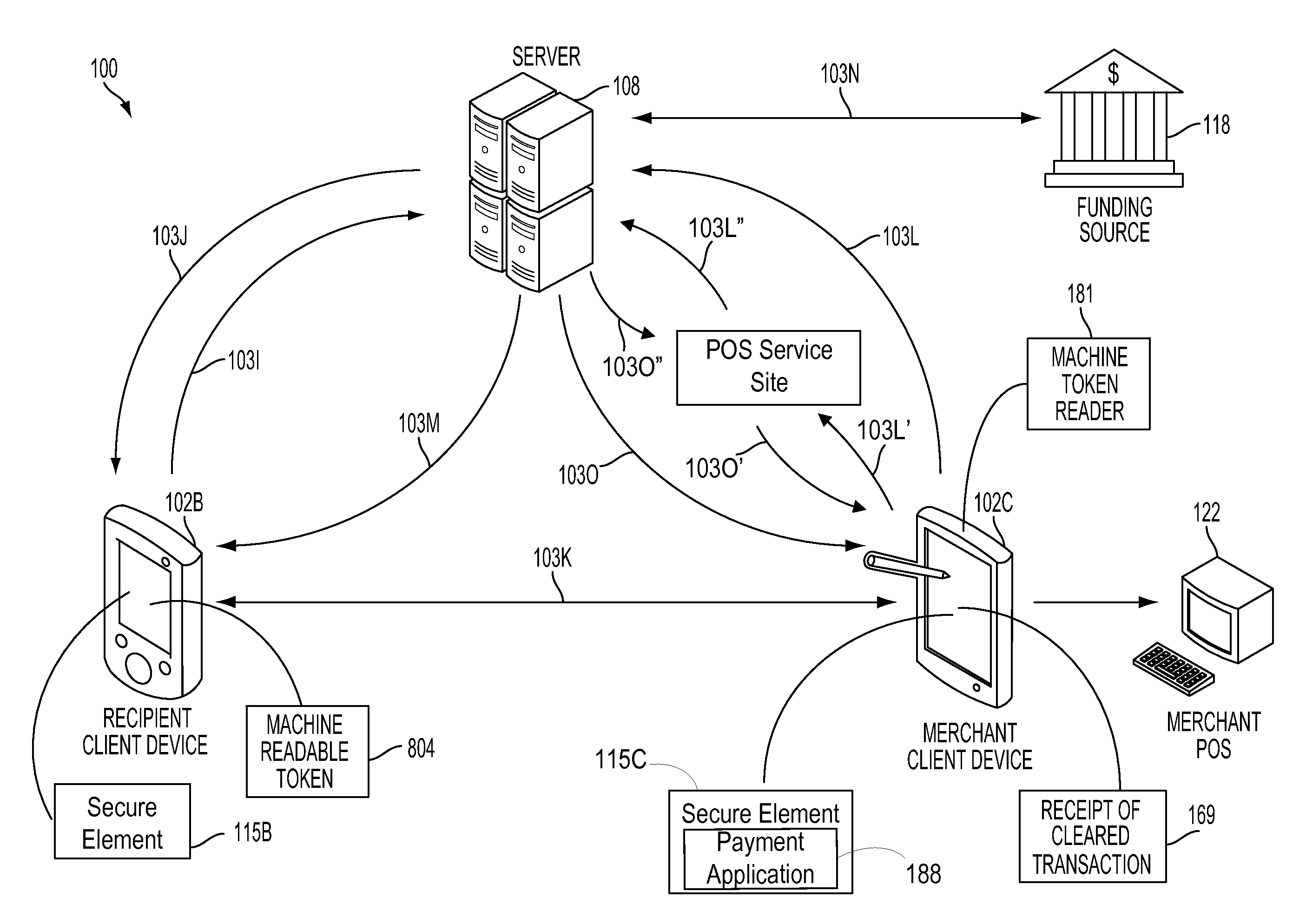 System and method for point of service payment acceptance via wireless communication