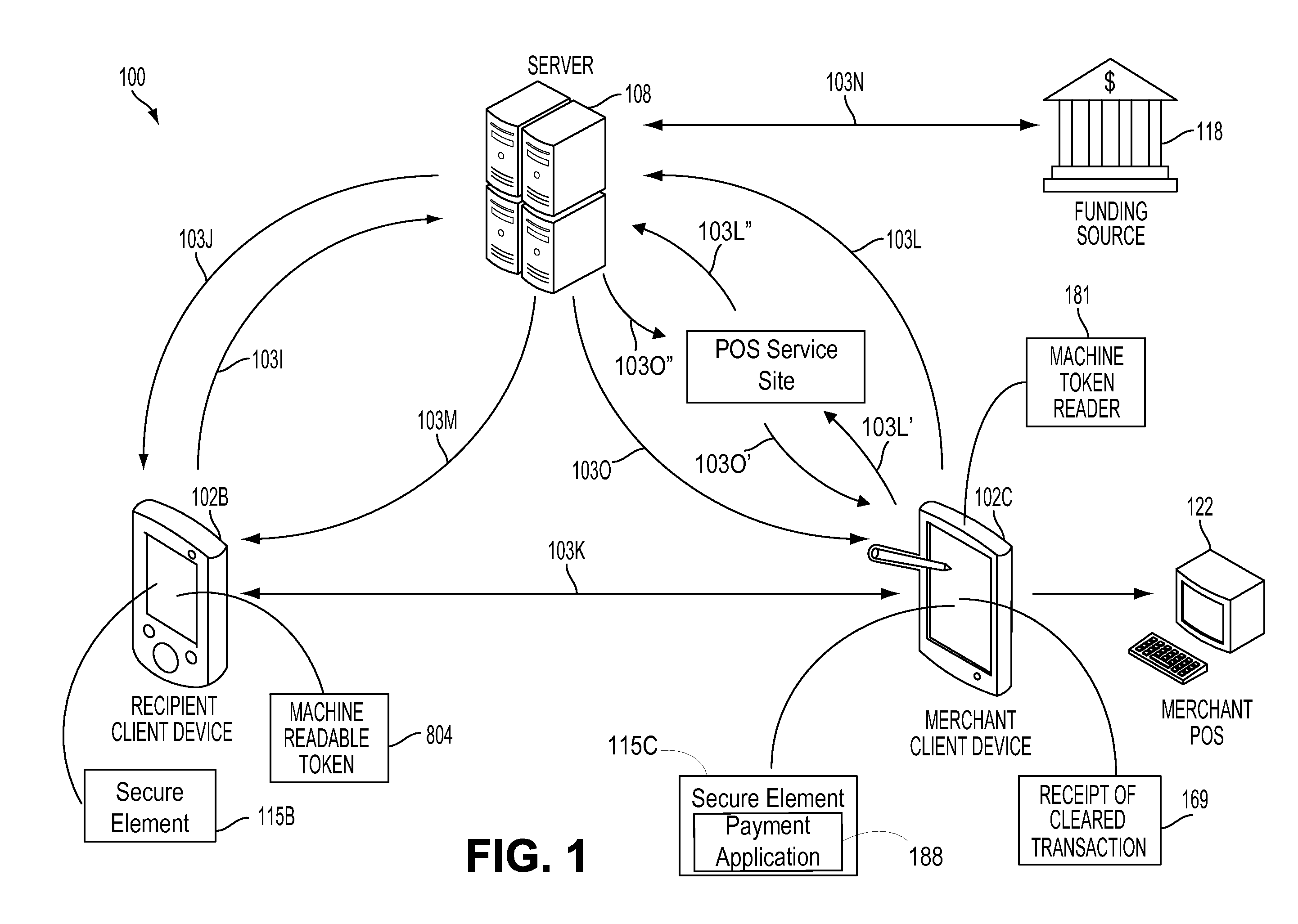 System and method for point of service payment acceptance via wireless communication