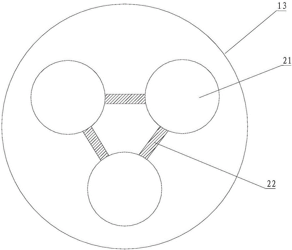 Offshore wind turbine tower foundation structure and installation method