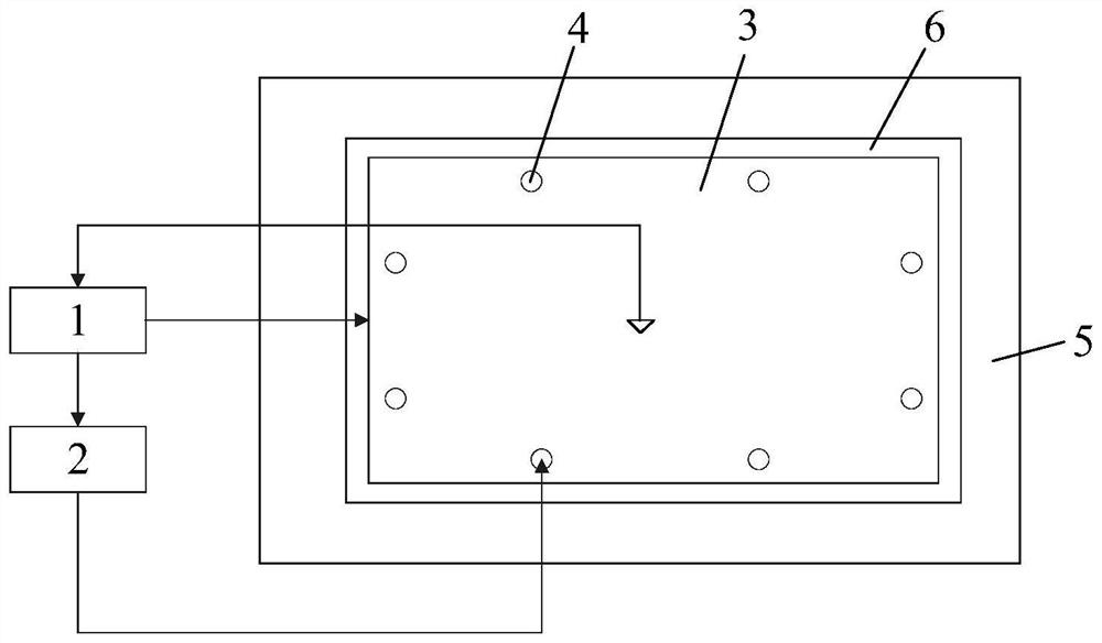 Device for generating local vibration on touch screen and control method