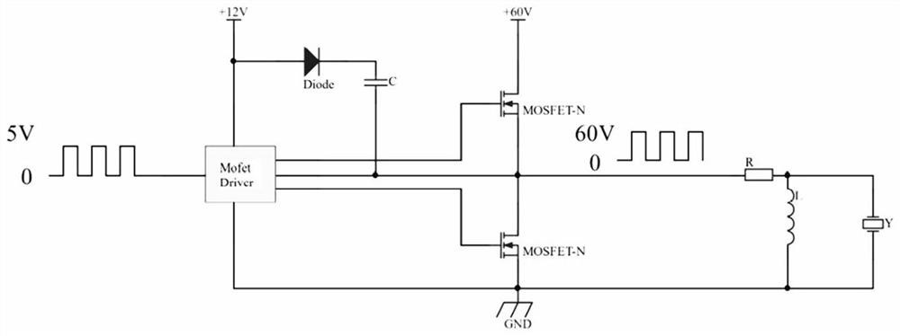 Device for generating local vibration on touch screen and control method