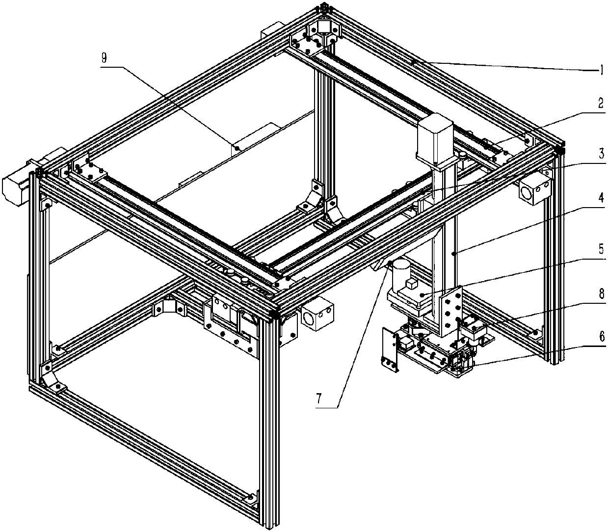 Apparatus for realizing automatic butt joint of ox-horn-like plug and socket