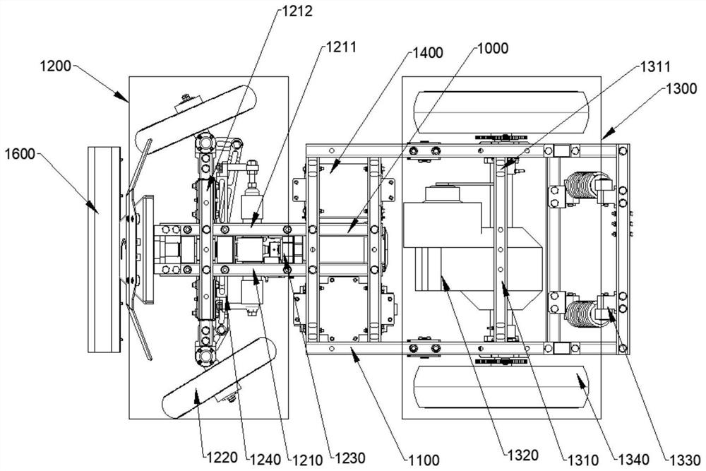 Motion control method of mobile robot chassis and mobile robot chassis