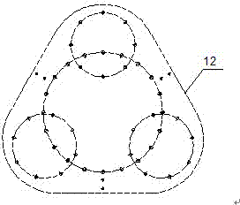 High-voltage electric capacitor