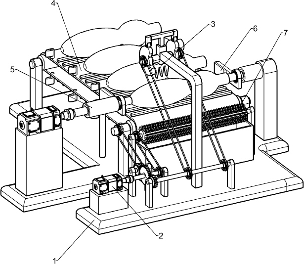 A wooden handle pressing anti-skid device