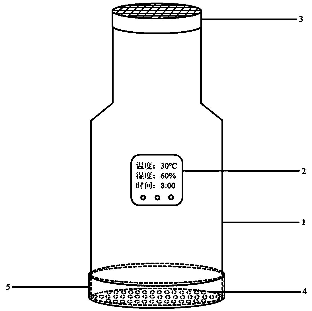 Lasioderma serricorne feeding device and feeding method using same