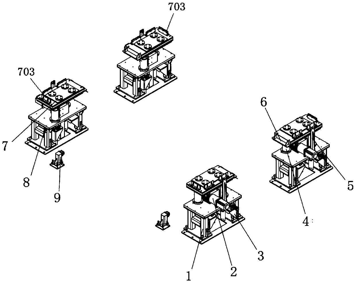 Positioning and lifting system for large structural member