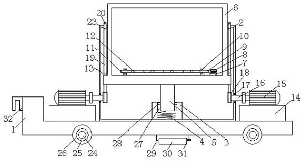 An air cargo lifting device